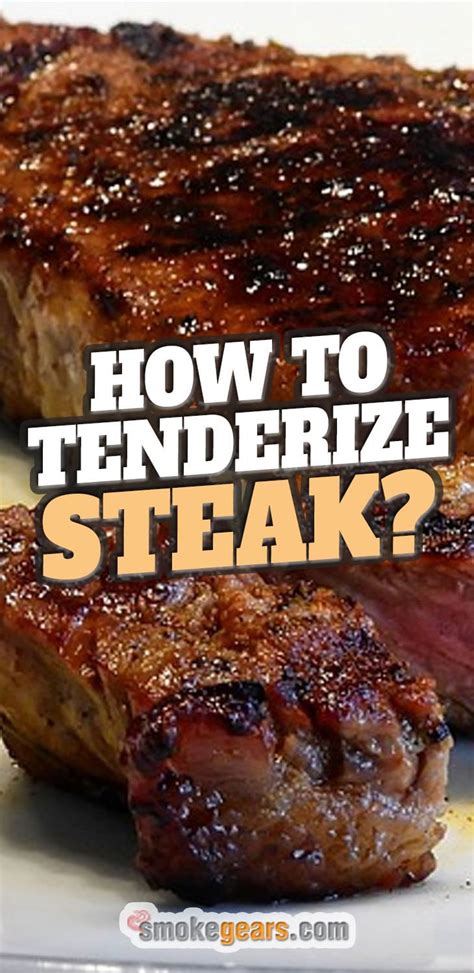 best steak tenderizer recipe.